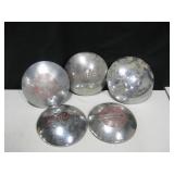 Lot of 5 Vintage Dodge Hubcaps