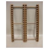 15" Kalmar designs Teak Wood Tube Rack