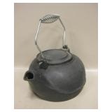 Vintage unmarked Cast Iron Black Boiling Pot