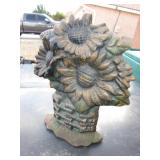 8" Cast Iron Bouquet Door Stop