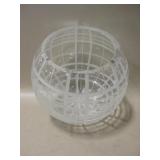 Bombay Cut  Crystal Bowl 5 1/2" Tall