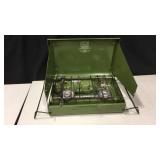 Vintage Olive Green Sears Roebuck Camping Stove