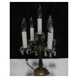 19" Tall Vtg 5-Bulb Table Lamp - Works