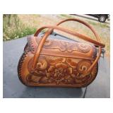 Tooled Leather Purse - Mexico