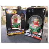 2 NIP Star Wars Yoda Waterballs