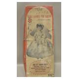 Vtg 21" Here Comes The Bride Doll w/ Original Box