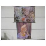 2 Asian Style Wall Hangings - 29" x 40" Largest