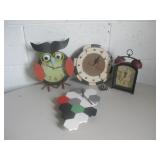 4 Decorative Wall / Table Clocks