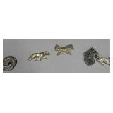 Lot Of 5 Assorted Fashion Brooches
