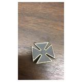 Vintage Sterling Ironcross Miltary Pin
