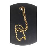 27" Long Amber Necklace