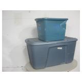 Lot Of 5 Storage tubs With Matching Lids