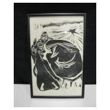 Ramon Griego Signed & Numbered Woodblock Print