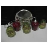 2 piece Decorative Hanging lamps with extra shades