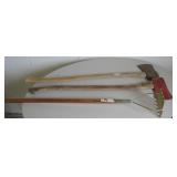 2 Wood Axes & Yard Tamper