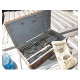 Vtg Falcon Locks Boring Jig Tool Set w/ Wood Box