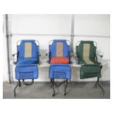 3 Folding Stadium Seats