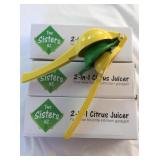 3 NIB 2-In-1 Citrus Juicers