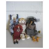 Country Decor Clothed Animals / Angel