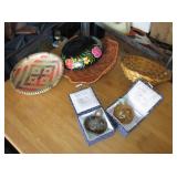 2 Asian Snuff Bottles & Asst