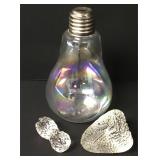 Opalescent Light Bulb/Signed Crystal Berry/Peanut Opalescent Light Bulb/Signed Crystal Berry/Peanut