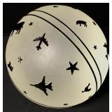5" Etched Frosted Glass Ball 5" Etched Frosted Glass Ball