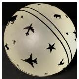 5" Etched Frosted Glass Ball