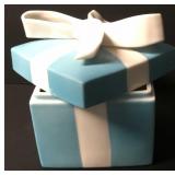 Tiffany & Co. Porcelain Lidded Gift Box 3 1/2" Tiffany & Co. Porcelain Lidded Gift Box 3 1/2"