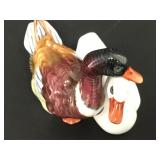 Vtg Herend Hand Painted Porcelain Ducks Figure