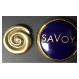 Savoy London & Swirl Desk Weights 1" & 2"