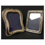 Lot Of 2 Antique Sterling Silver Frames Lot Of 2 Antique Sterling Silver Frames