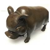 Vtg Copper Wash Boar W/ Collar MMA 1988 Vtg Copper Wash Boar W/ Collar MMA 1988