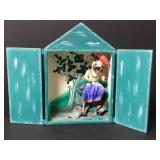 Vtg Peruvian Cat Retablo Nicho Box Folk Art Vtg Peruvian Cat Retablo Nicho Box Folk Art