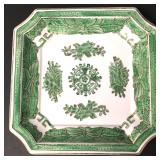 Vtg Chinese Green Chinois Porcelain Plate