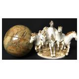 Nesting Globes & Wild Stallions Trinket Box