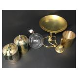 Brass Candy Dish Containers Etc