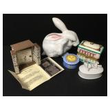 Vtg Italian Porcelain Rabbit Etc