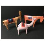 Modern Folk Art Metal Painted Donkey Camel Etc Modern Folk Art Metal Painted Donkey Camel Etc