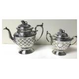 Vtg Reed & Barton Tea Kettle & Sugar Bowl Vtg Reed & Barton Tea Kettle & Sugar Bowl