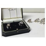 Set Of 6 Antique Pig Place Card Holders Set Of 6 Antique Pig Place Card Holders