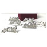 Antique Sterling Silver Automobile Card Holders Antique Sterling Silver Automobile Card Holders