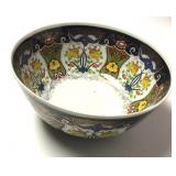 Large Handpainted Japanese Porcelain Imari Bowl Large Handpainted Japanese Porcelain Imari Bowl
