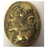 3 1/2" Bronze Opera Concert Hall Desk Weight 3 1/2" Bronze Opera Concert Hall Desk Weight