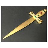 Vtg MOG Multilana Sword Letter Opener