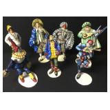 Vtg Italian Paper Mache Venice Carnival Figures Vtg Italian Paper Mache Venice Carnival Figures