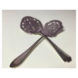 2 Antique Sterling Silver Tomato Servers 2 Antique Sterling Silver Tomato Servers