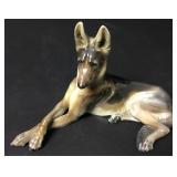 Vtg H. Karner Rosenthal Porcelain German Shephard