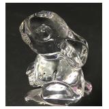 Waterford Crystal Seated Rabbit  3 1/2"