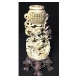 Vintage Chinese Carved Foo Dog Soapstone Sculpture Vintage Chinese Carved Foo Dog Soapstone Sculpture
