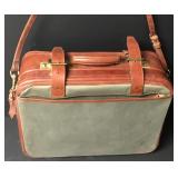 Swaine Adeney Leather Canvas Carryon Bag